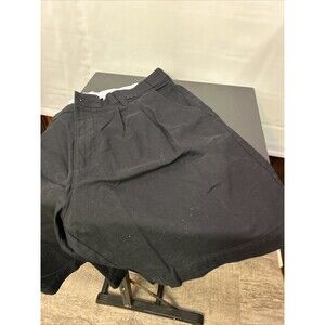 CROFT&BARROW MENS SHORTS BLACK SIZE 40 PLEATED GOLFERS